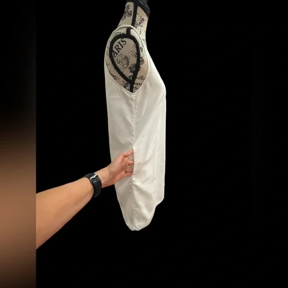 OLD NAVY WHITE LINEN DRESS S - Picture 4 of 7